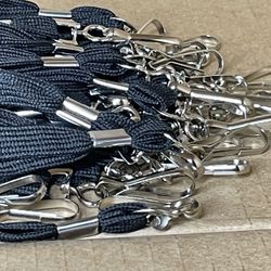 100 Pcs Badge Landyard  w/ j-hook Rd-123pk