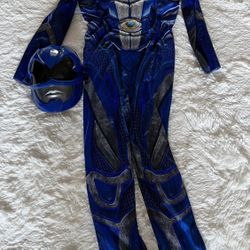 Halloween Blue Power Ranger Costume 