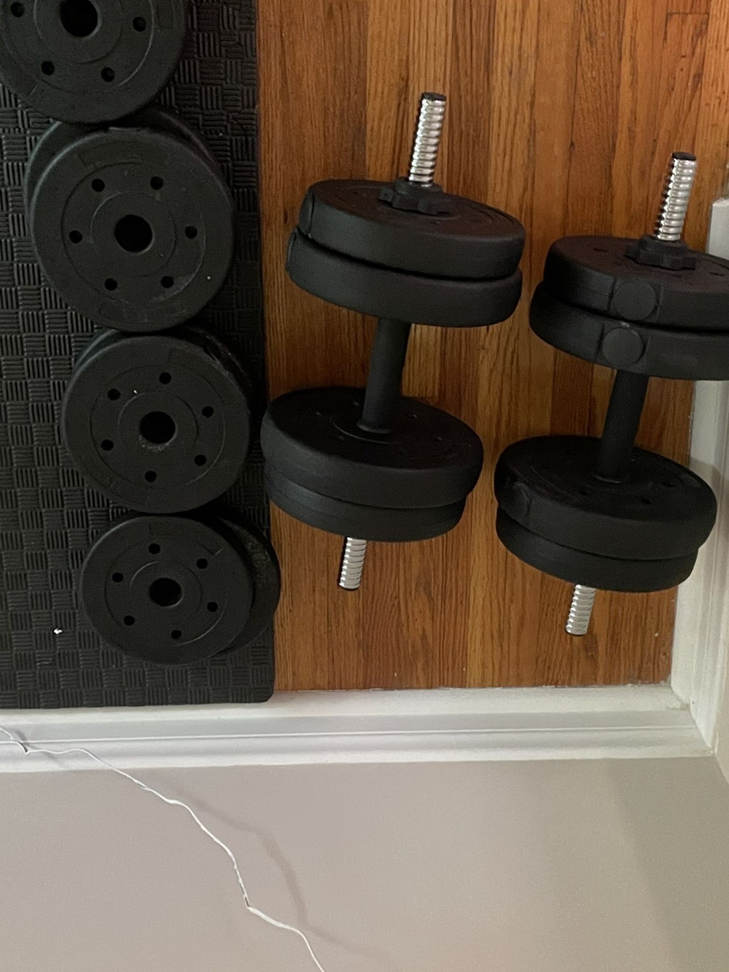 Barbell Customizable Dual Two Set With Weights