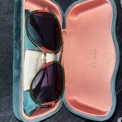 Gucci Gradient Pilot Sunglasses 