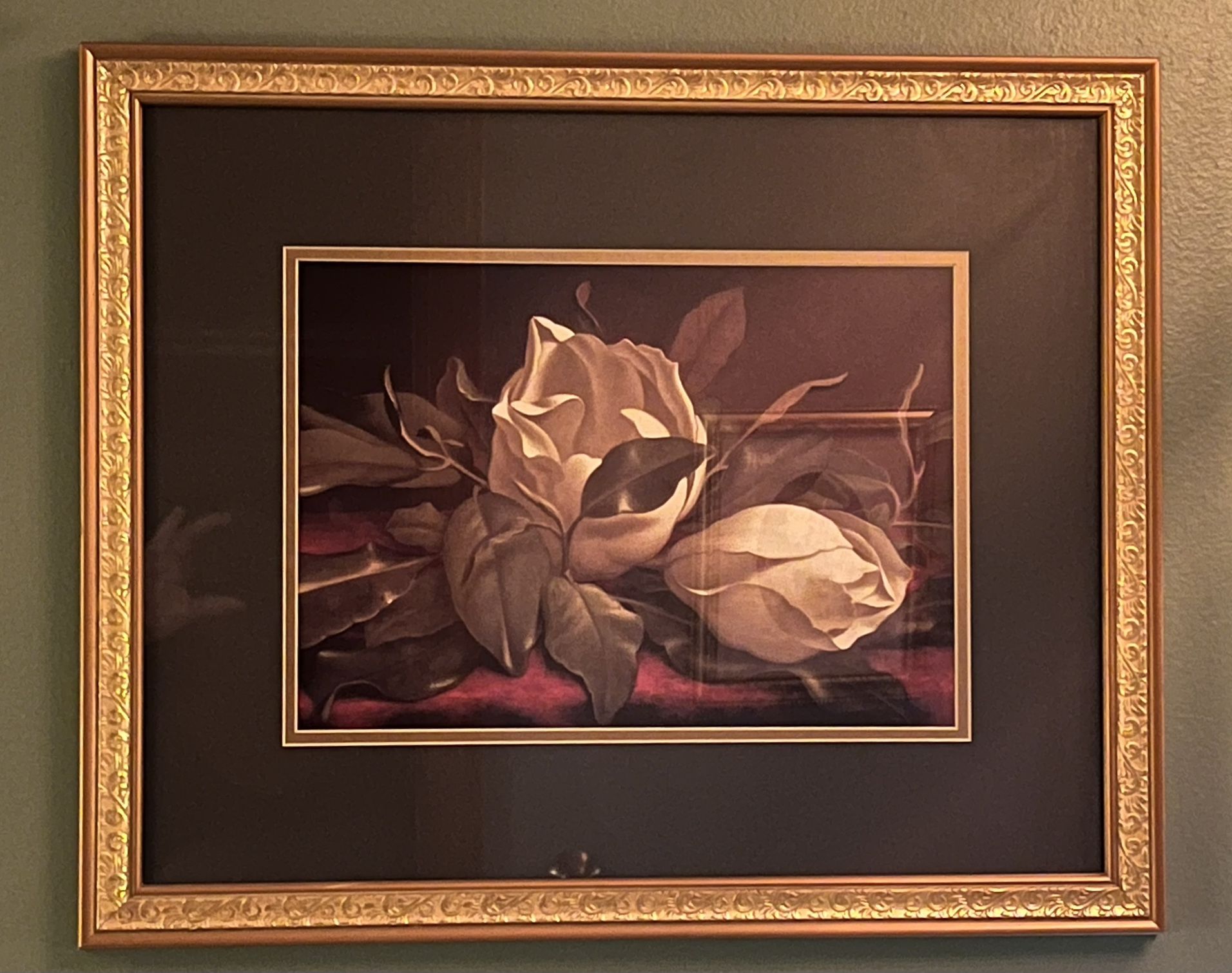 "Magnolia Still Life I" by Martin Johnson Heade Framed Print