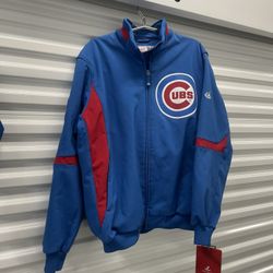 Chicago Cubs Fall Jacket Warm Thick Size XL