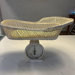 Antique Baby Basket Scale