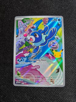 Popplio Holo Pokémon Card MEP 045