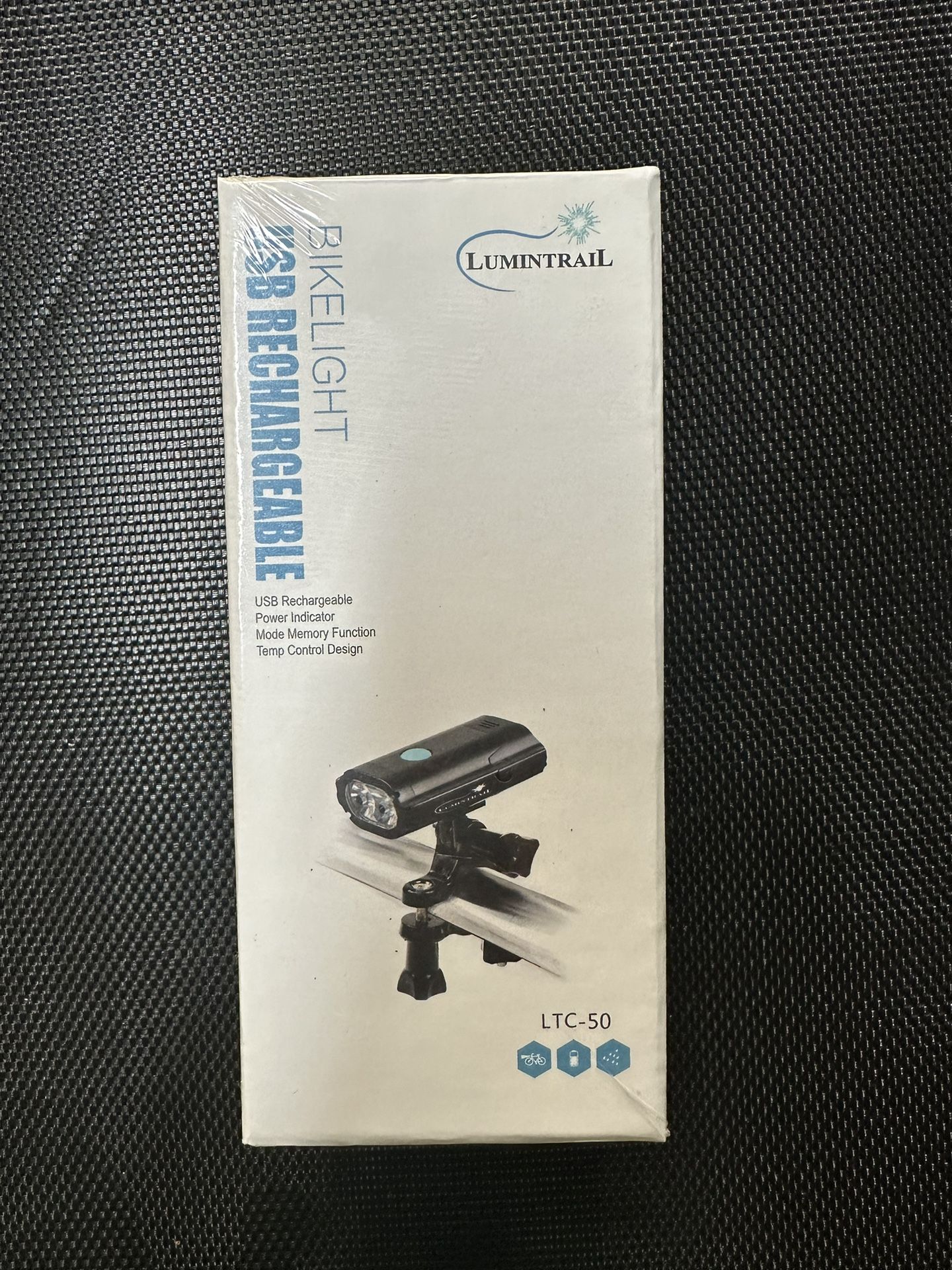 Brand New Bike Light In The Box With USB Rechargeable
