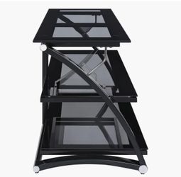 Glass Tv Stand Black