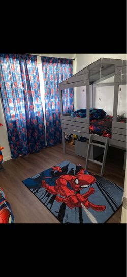 Twin house bed frame