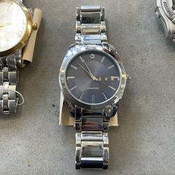 Men’s Diamond Blue Face Steel Watch