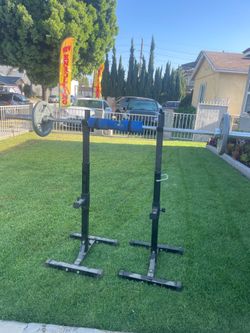 🏋🏽‍♀️WEIGHT SET (2 “ OLYPIC )