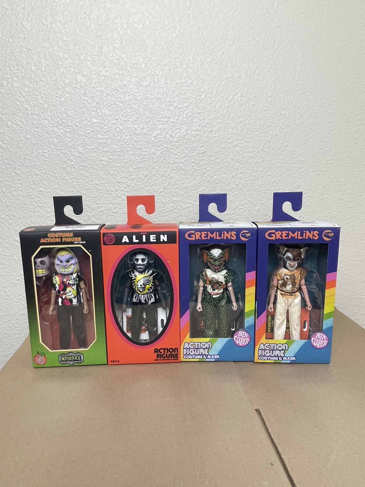 Neca Ben Cooper Costume Kids Collection Wave 3 Set of 4 Clothed Action Figures