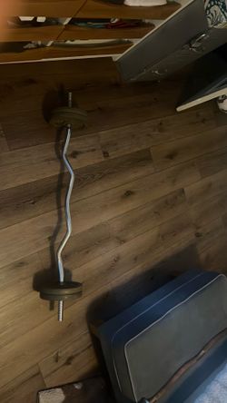 Ez bar 20 pounds on both sides