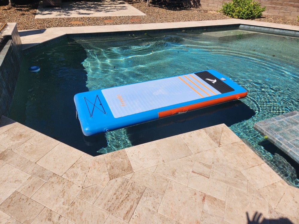 Swimming Pool Floating Exercise Mat For Yoga
