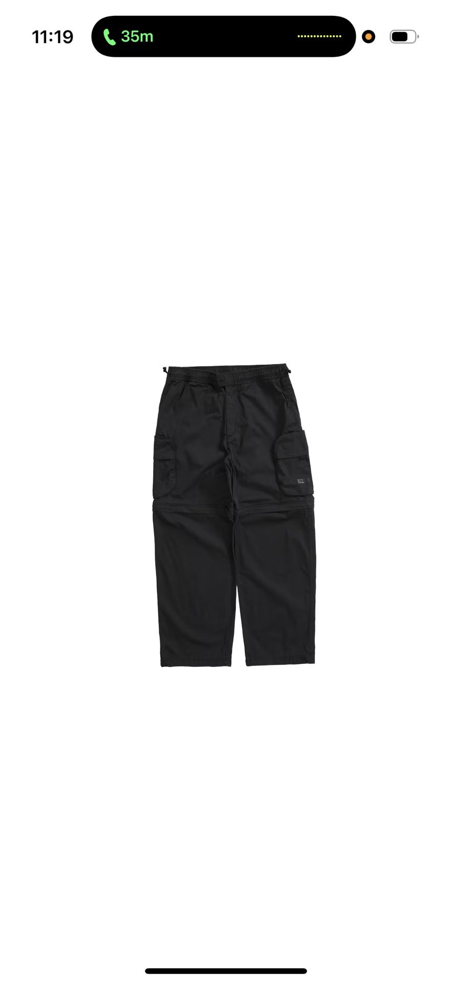 Supreme Cargo Zip-Off Cinch Pant