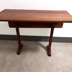 Drop-Leaf Cherrywood Table