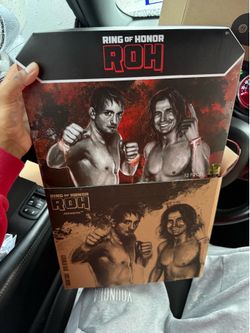 AEW Kyle O'Reilly & Adam Cole 7" Action Figures ROH Set Vault Exclusive 1/4000