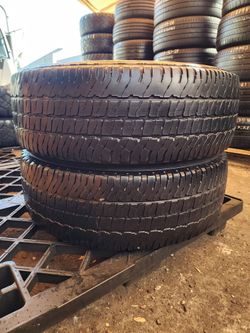 LT 245 75R 17 MICHELIN LTX A/T TIRE LT 2457517 USED TIRES (PAIR) MOUNT BALANCE INCLUDED