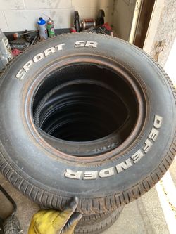 1) 215/70/14 Defender Sport SR Tire  $65 for one  I carry other sizes as well