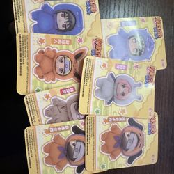 Set Of 6 Naruto Opened With Boxes And Cards