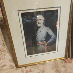  FRAMED CIVIL WAR PRINT OF LEE