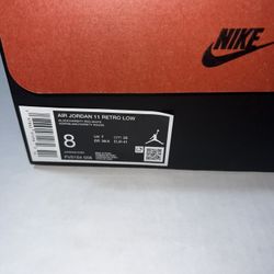JORDAN BRED 11 LOW SIZE 8 $300  BRAND NEW IN THE BOX!