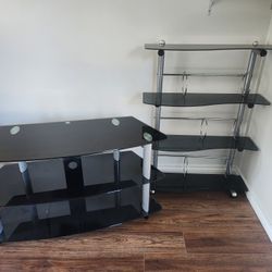 Tv Stand And  Shelf 