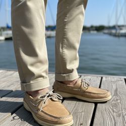 SPERRY TOP SIDER  Men’s Size 10.5M Lanyard Tan Casual Boat Deck Shoes