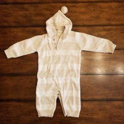 12M Organic Cotton Knitted Onesie 