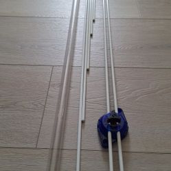 Acculine Golf Puck & 7 alignment sticks/practice&lesson tool