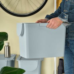 Ikea Troskning Bins with Lid x2