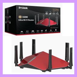 D-Link AC3200 Tri Band Gigabit Ultra WiFi Router 