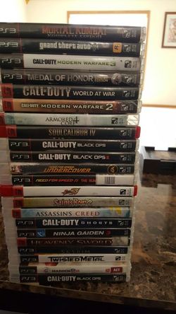Used Ps3 games , no scratches .