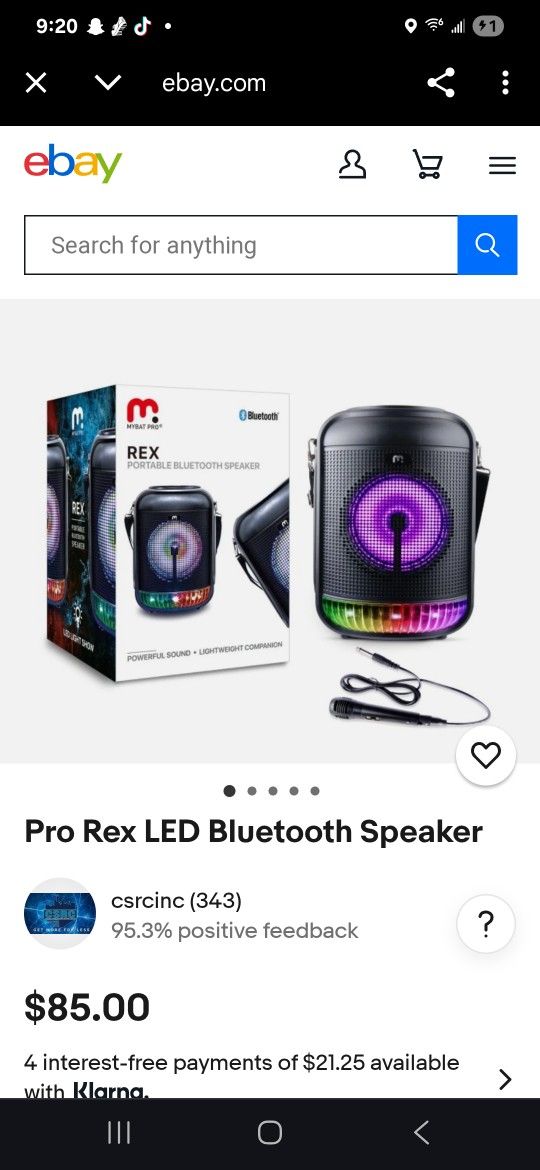 Rex Bluetooth Party Speaker