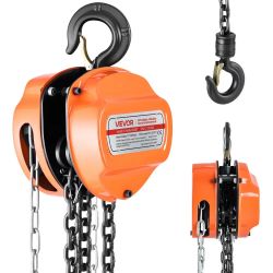 Hand Chain Hoist, 1 Ton 2200 lbs