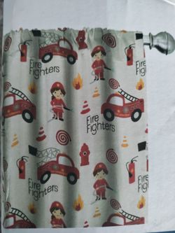 Fire truck curtains