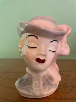 Vintage Lady Head Vases