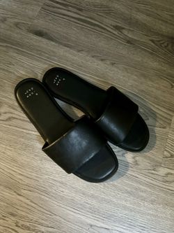 Cute Basic Black Sandals 