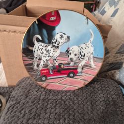 This Is A Collection Plate. On The Back Said  ALl  Fired Up. Year 1992 