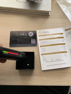 GRA Certified 3mm Earrings