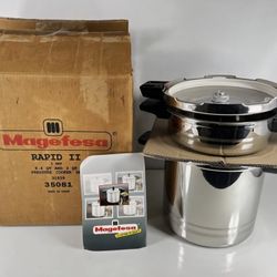 Magefesa Rapid II 8.4 Qt / 3 Qt Stainless Steel Pressure Cooker Set