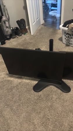 dual adjustable LG monitors