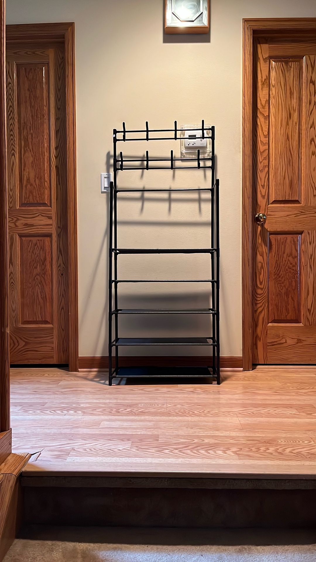 Coat Rack With Shoe Storage