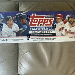 2022 Topps Baseball Complete Set 