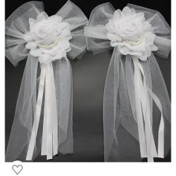 (4 )Car Ribbon Decor
