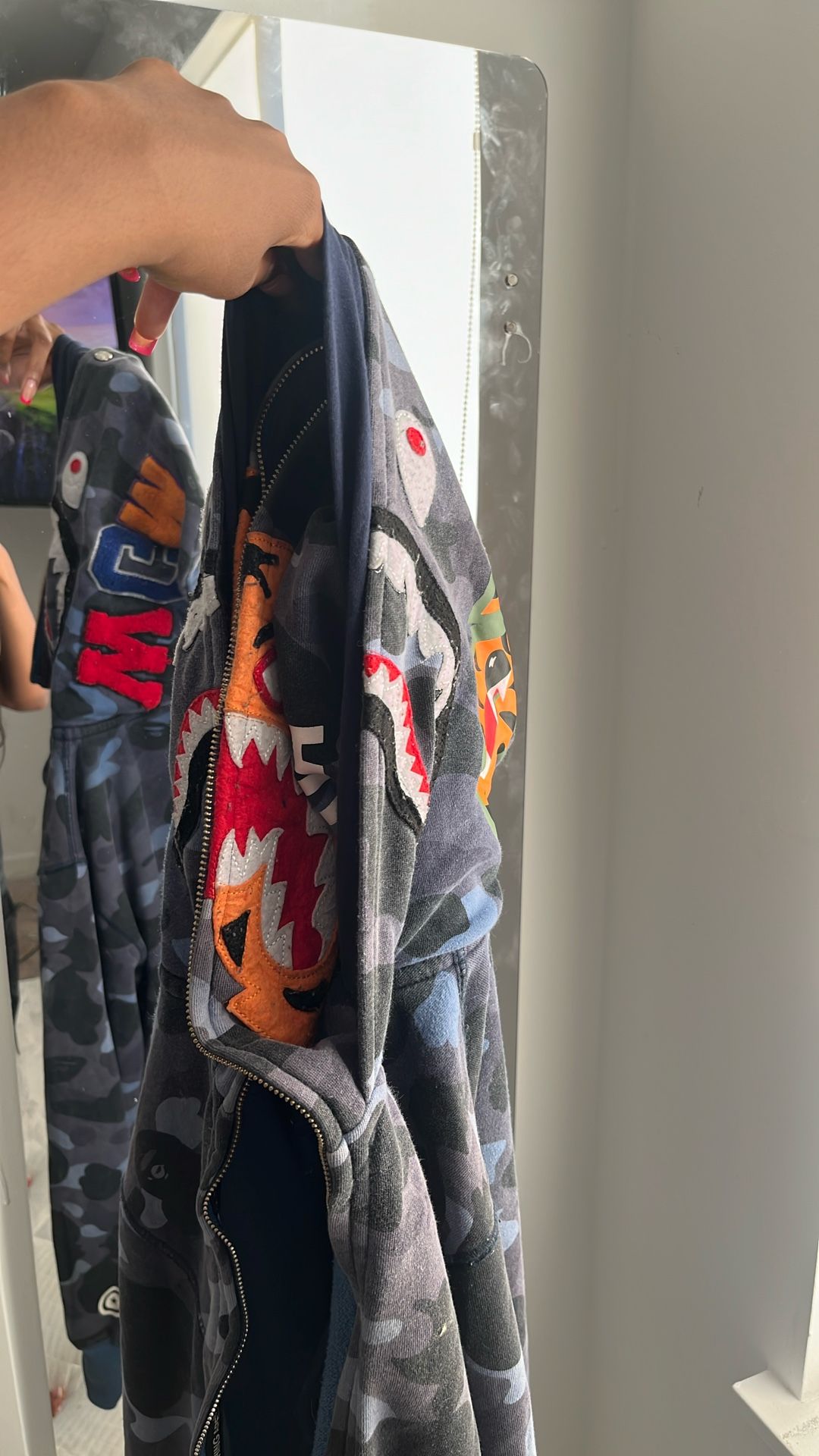 Blue Bape Hoodie 