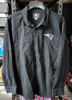 *NEW* NFL New England Patriots Darius Rucker Long Sleeve Button-Up Shirt Size XL
