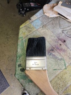 36 in.long 3in wide Hockey stick paint brush by Dunn Edwards
