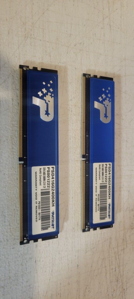 32GB OF RAM MEMORY 16GB X 2