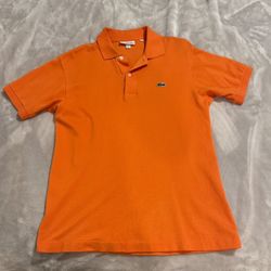 Orange Lacoste Polo 