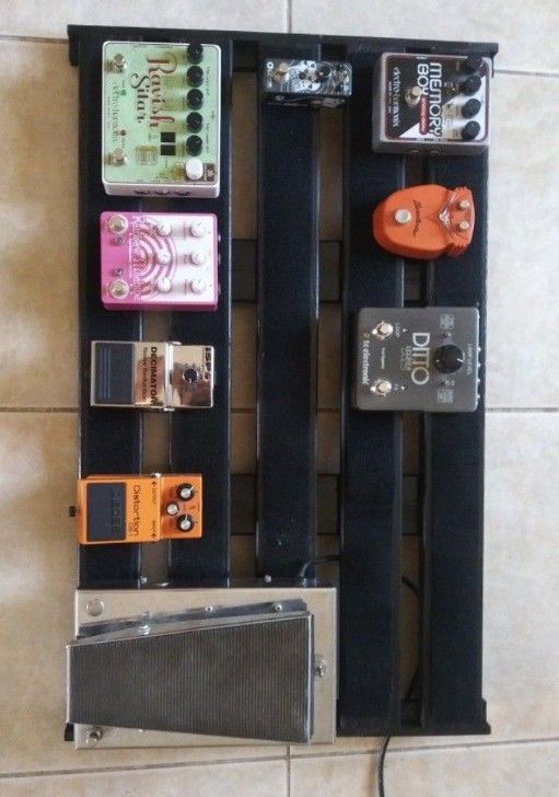 XL Wood Pedalboard For Effects Pedals - pedals not included JHS MXR EHX Strymon wampler boss Earthquaker