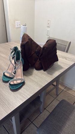 High heels and boots $10 each
